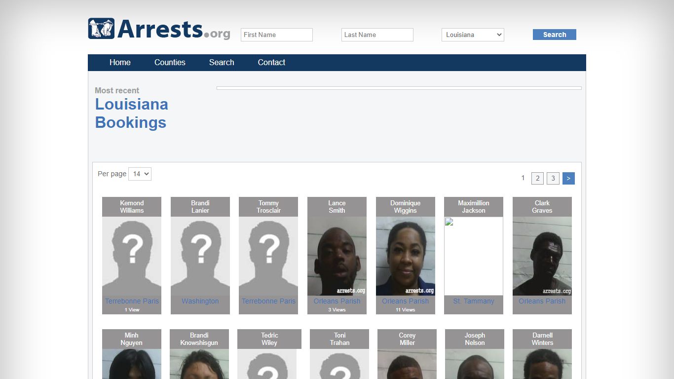 Louisiana Arrests and Inmate Search